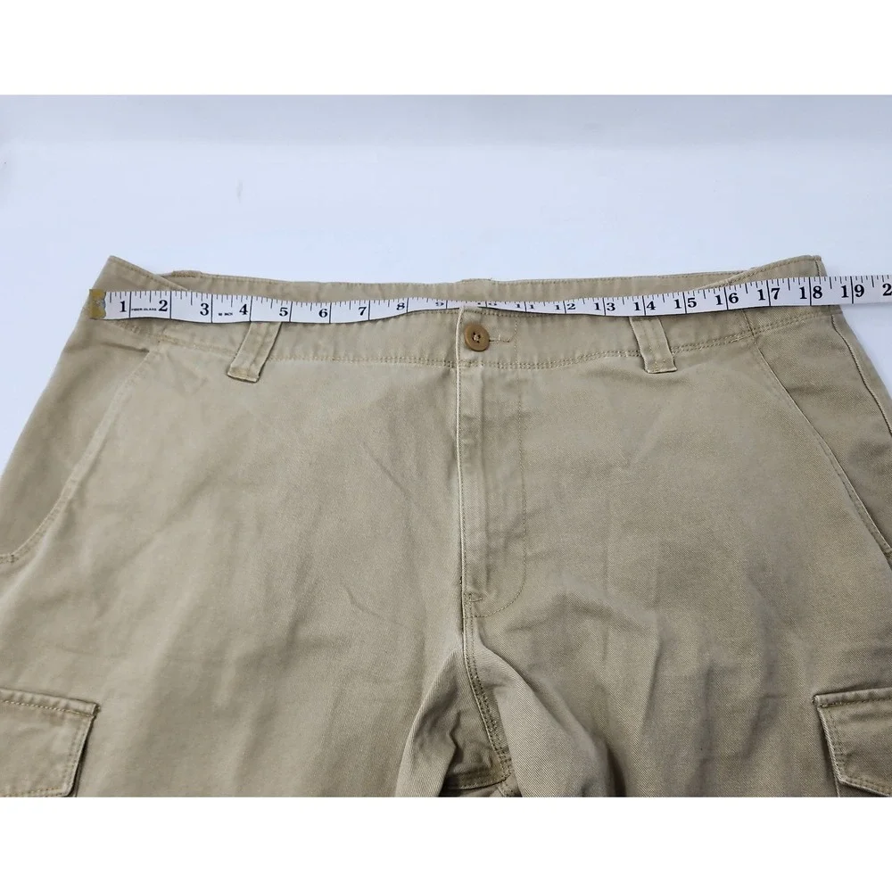 The North Face‎ Canvas Cargo Pants Mens 36x27 Beige 100% Cotton Hiking Outdoors